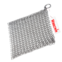 Éponge en forme de anneau en acier inoxydable 316, 10 mm x 1,2 mm, résistante à la corrosion, écologique, argentée, pour usage en cuisine, vente en gros