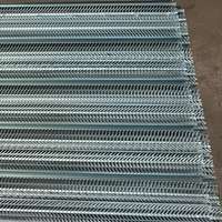 Meilleur prix pour treillis métallique expansé, treillis nervuré pour ciment, treillis nervuré galvanisé de 3/8'' de profondeur pour la construction