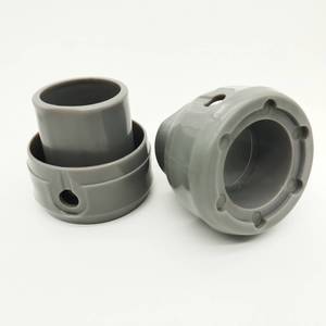 Parti in plastica di alta qualità, nere e grigie, possono essere lavorate e personalizzate arbitrariamente - Product Image 1