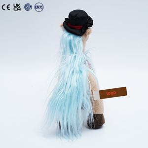 Juguete de caballo enano de peluche lindo juguete surtido de animales marrones regalos fiesta favores suministros decoración caballo de peluche animales de peluche - Product Image 4