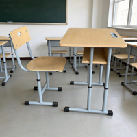 Bureau et chaise d'école avec design ergonomique pour réduire la fatigue lors de séances d'étude prolongées