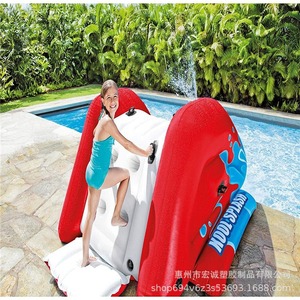 Inflatable <b>Water</b> <b>Slide</b> PVC Customizable <b>Size</b> Outdoor Pool Play Equipment For Kids And <b>Adults</b> - Product Image 3