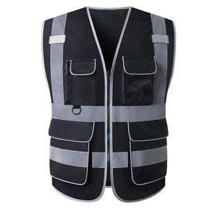 Chaleco de Seguridad para Trabajo, el Más Vendido, al por Mayor, Talla Personalizada, Color Sólido, Chaleco de Seguridad para Trabajo en Exteriores, Chaleco de Alta Visibilidad - Product Image 1