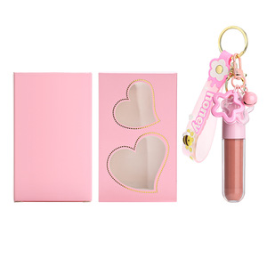 MLM Venta Caliente: Set Combinado de Brillo Labial y Lápiz Labial Personalizado con Llavero, Vegano, Libre de Crueldad Animal, Aceite Labial Brillante, Hidratante y de Larga Duración, Marca Privada - Product Image 2