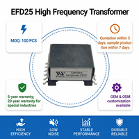 Transformateur LED SMD EFD25 à profil bas et design plat, stable pour driver LED et transformateur d'alimentation SMPS, transformateur chopper