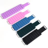 Bracelet lesté en silicone réglable unisexe Procircle - Plusieurs options de poids (1,5 lb, 4 lb) - Lestes de cheville pour yoga, pilates, maison