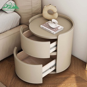 Wayon 热销实木边桌北欧简约公寓床头柜带2个抽屉卧室用 - Product Image 4
