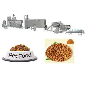 Vendere la linea di produzione completa di produzione di alimenti per animali domestici macchina per la produzione di cibo per cani