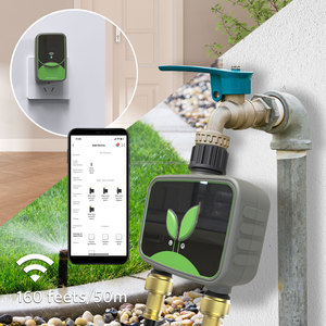 Temporizador de manguera de agua de jardín inteligente Wi-Fi controlado por aplicación Producto de salidas duales para rociadores inteligentes Automatización del hogar Riego eficiente - Product Image 5