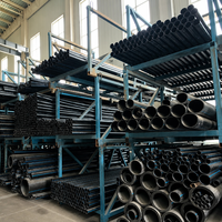 Tuyau d'eau en HDPE durable PE100, tuyau de pression pour l'irrigation et l'alimentation en eau, paroi intérieure lisse, anti-calcaire, résistant à la corrosion