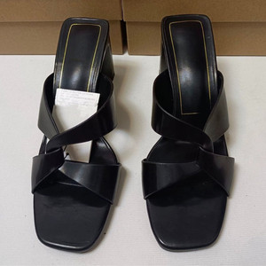 Mules d'été à bout carré et talon épais pour femme – Sandales polyvalentes et confortables - Product Image 4