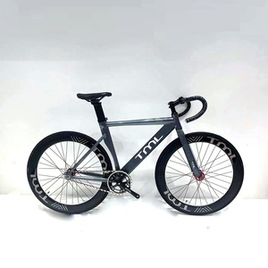 Xe đạp bánh cố định 700C hợp kim nhôm màu đen trắng vàng, bán tại xưởng. - Product Image 3