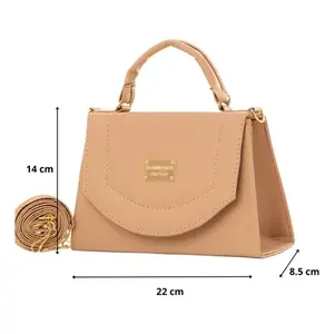 Bolso Bandolera para Mujer Fana, Cuero PU, Color Sólido, Estilo Clásico, con Correa para el Hombro, Cierre Magnético, Almacenamiento para Maquillaje - Product Image 3
