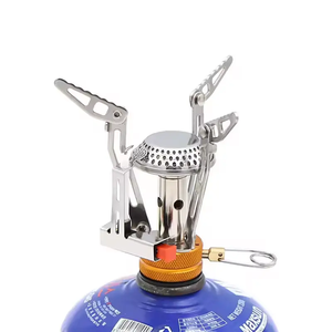 Mini réchaud portatif <span class=keywords><strong>ultra</strong></span> léger d'extérieur réchaud de pique-nique de tête de réchaud à <span class=keywords><strong>gaz</strong></span> tout-en-un - Product Image 4
