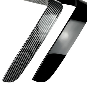 Bmw 4 Series G22 G23 M Sport Front Wind Vane Car Wrap Exterior Modification Piano Black Carbon Fiber Texture Adhesive Decal - Product Image 4