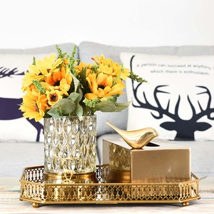 Leichte Luxus-Glas metalls chale im europäischen Stil - Product Image 5