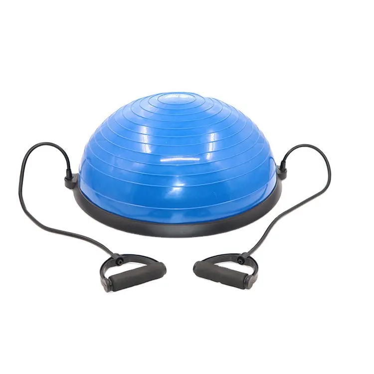 Bola meia equilíbrio de yoga, com faixa de resistência, torção de cintura, disco, conjunto de treinador para equilíbrio esportivo