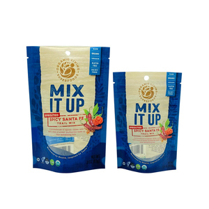 Sachet Doypack Zip Refermable Transparent Personnalisé Pas Cher pour Emballage Alimentaire, Céréales et Snacks, 200g, en Plastique Transparent avec Fenêtre - Product Image 2