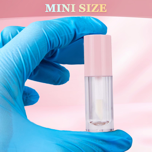 Tube de gloss à lèvres rond de 5 ml avec une grande tête de pinceau, tube de fond de teint liquide, emballage cosmétique personnalisé - Product Image 3