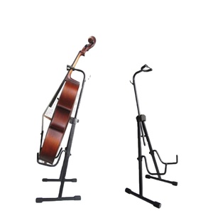 Soporte Ajustable de Metal para Violonchelo Rack Vertical con Acabado Dorado Modelo VS-271 - Product Image 4