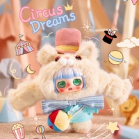 Set de Rompecabezas Peekaboo Save World, Colección de 6 Piezas, Lindos Personajes de Anime de Gatos, Caja Misteriosa Coleccionable, Temática de Fantasía y Ciencia Ficción