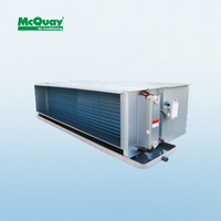 Unité de ventilation à haute pression statique McQuay avec moteur AC et roulement, unité de ventilation à eau refroidie pour bâtiments commerciaux