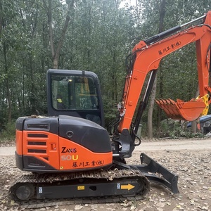 Mini Excavadora Hitachi ZX50U de 5 Toneladas, Mejor Precio, 95% Nueva, de Segunda Mano, con Certificación CE/EPA, Excavadora Usada con Motor, Caja de Cambios, Bomba y PLC - Product Image 1
