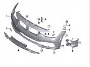 Barra Delantera para <span class=keywords><strong>BMW</strong></span> Serie 3, Barra Delantera para Automóvil F30 F31 318 <span class=keywords><strong>320</strong></span> 325 330 51117429322 para <span class=keywords><strong>BMW</strong></span> - Product Image 3