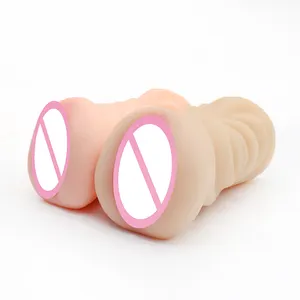 Venta directa de fábrica TPE Vagina femenina artificial para hombres Masturbación Coño de bolsillo real Juguetes sexuales máquina de succión para hombres