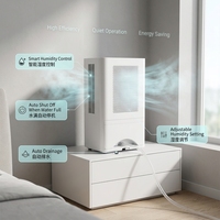Déshumidificateur intelligent MD820, réservoir d'eau de 3 L, haute capacité de déshumidification, design de drainage externe pour une utilisation en cuisine et en sous-sol
