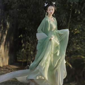 2025 nuevo <span class=keywords><strong>Hanfu</strong></span> adulto antiguo vestido falda en el pecho viento chino estudiantes elegante antiguo diario primavera y verano traje al por mayor - Product Image 2