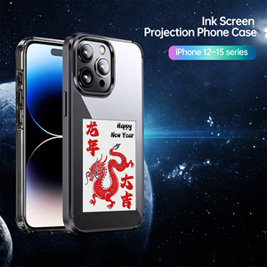 Ai เคสโทรศัพท์สมาร์ท E-Ink, เคสโทรศัพท์อุปกรณ์เสริมสำหรับ <span class=keywords><strong>iPhone</strong></span> 13 <span class=keywords><strong>14</strong></span> 15 <span class=keywords><strong>PRO</strong></span> MAX DIY - Product Image 2