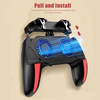Manette H10 pour PUBG avec Double Ventilateur de Refroidissement, Powerbank 2500 mAh, Manette de Jeu Android, Joystick Mobile