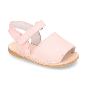 Zapatos de moda encantadores de colores combinados, sandalias de cuero hechas a mano de lujo duraderas para bebés y niñas - Product Image 2