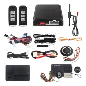 EASYGUARD EC002-BA-NFC-GPS Smartphone App <b>Car</b> Alarm for Most DC 12 Key Start <b>Cars</b> with Remote Engine Start Passive Keyless Entry - Product Image 1
