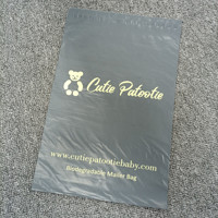 Sacs d'expédition compostables personnalisés écologiques et imperméables pour vêtements, sacs de courses en polyéthylène découpés à la forme