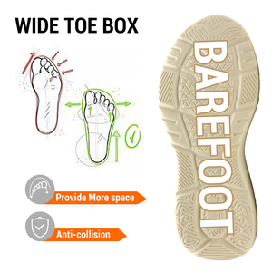 Chaussures de course décontractées respirantes à semelle plateforme polyvalentes pour <span class=keywords><strong>femme</strong></span>, idéales pour la <span class=keywords><strong>randonnée</strong></span> en plein air et la marche pieds nus – Nouvelle collection Zero Drop - Product Image 2