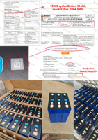 US EU Lagerbestand 12000 Zyklen Grade Gotion 314Ah Lithium-Ionen LiFePO4 prismatische Solarbatterie 3.2V 330Ah Halbfestkörper 5-10 Jahre