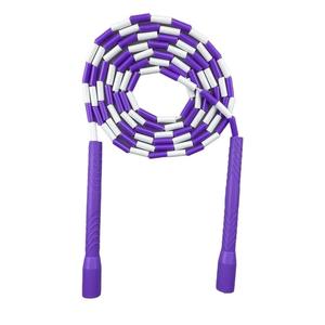 Fábrica Direta Fornecedor Crossfitness Plástico Freestyle Velocidade Salto Corda Grânulos Leve Corda Pular Cordas de Salto Frisado