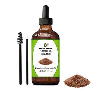 Olio essenziale di semi di lino puro fornitore alla rinfusa grezza 1kg di cosmetici di grado biologico spremuto a freddo olio Base per la crescita dei capelli - Product Image 3