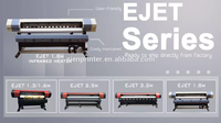 Mesin Cetak Digital Inkjet Eco Solvent EJET 1.3m 1.6m 1.9m 2.5m 3.2m 70cm Xp600 Dx5 Dx7 I3200 Tx800 Head di Guangzhou