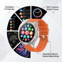 Direktverkauf ab Werk K67A Robuste Smartwatch mit Eingebautem GPS 1,43" AMOLED-Display IP68 Taschenlampe Fitness-Tracker
