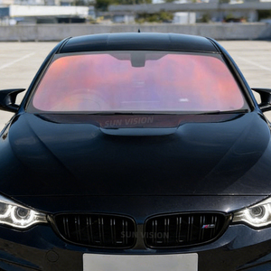 Film teinté caméléon pour pare-brise avant de <span class=keywords><strong>voiture</strong></span>, bleu clair à violet, <span class=keywords><strong>autocollant</strong></span> solaire à changement de couleur - Product Image 5