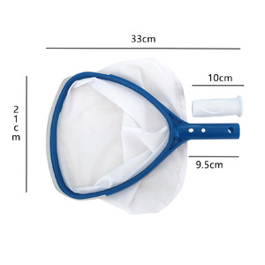 <span class=keywords><strong>Spa</strong></span> à mailles fines à poignée en aluminium robuste professionnel et nettoyeur de piscine écumoire à feuilles et râteau - Product Image 3