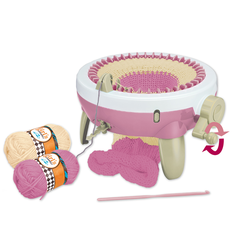 Набор для вязания ткач, Умная машинка для вязания, большой размер, 48 ручных встрясок, «сделай сам», вязальная машинка для шерсти, шапка, машинка для вязания, игрушка «домик для девочки» для детей
