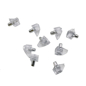 Jfs Transparent Shelf Support No. 1 Exposed Board Plastic Easy Installation Furniture <b>Hardware</b> Accessories - Product Image 3
