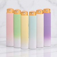 Fournisseur certifié de flacons de parfum de voyage avec bouchon à vis, en plastique dégradé, flacon de parfum personnalisé, flacon d'échantillon promotionnel