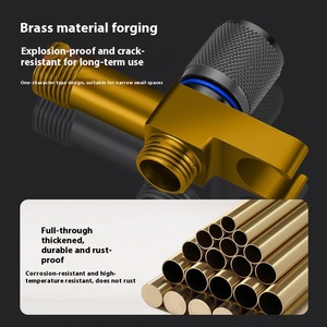 Modern <strong>High</strong>-<strong>Pressure</strong> Brass <strong>High</strong>-Flush One-In-Two-Out Toilet Strong Cleaning Ability with <strong>Sprayer</strong> for Bathroom Use - Product Image 3