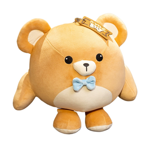 Mengai genuino Puff Party Lost Heart Bear peluche lindo muñeco de dibujos animados muñeca para niñas Regalo de Cumpleaños cojín - Product Image 1