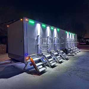 Outdoor Public Luxury Bathroom Event Trailer Caravan VIP Wc Portable Toilets Rental Mobile Camping Toilet - Product Image 3